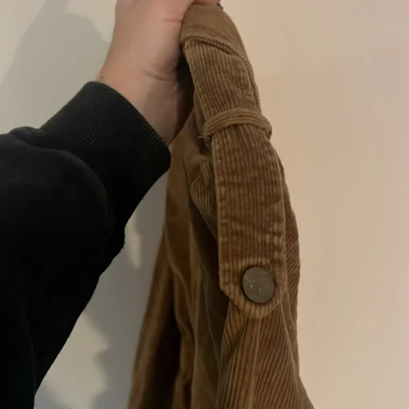 Nasty Gal size 4 broken re-cord Brown Corduroy Jumpsuit - Picture 5 of 6